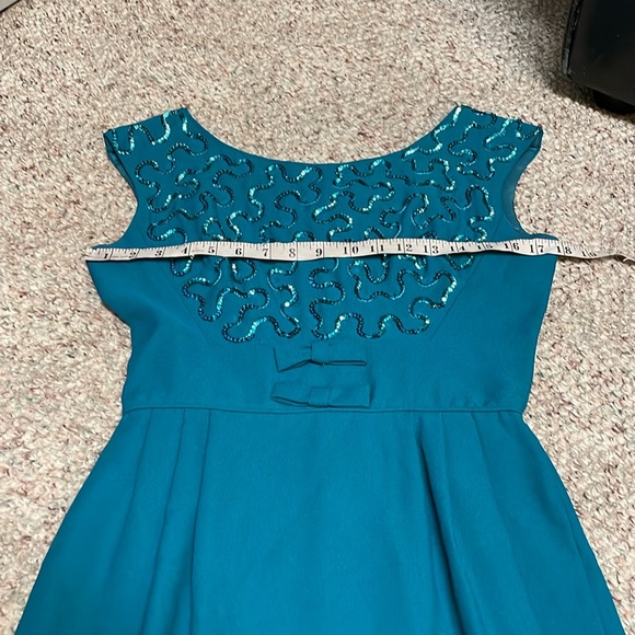 Vintage 60s sequin top cocktail dress - Picture 3 of 8